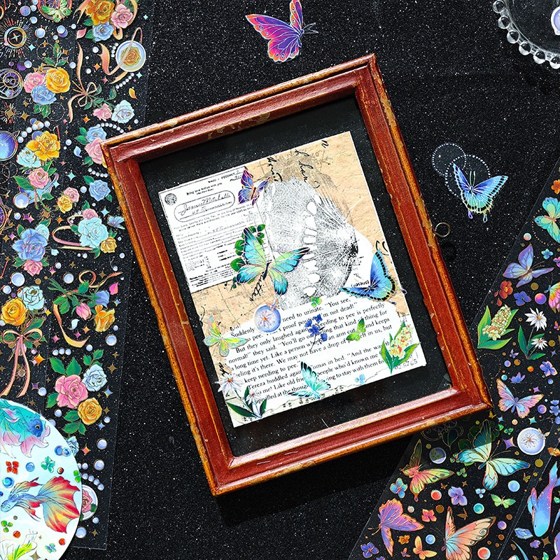 1 Tờ Sticker Dán Trang Trí Chống Thấm Nước Cho Sổ Tay DIY 1 Tấm