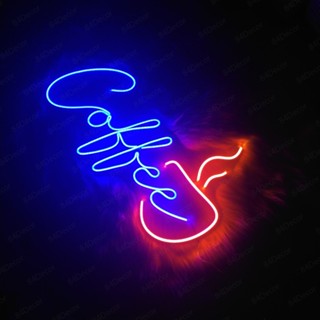 Đèn Led Trang Trí Cửa Hàng Cafe