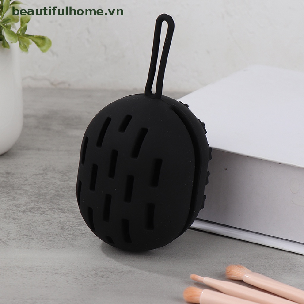 Giá Đỡ Mút Trang Điểm Bằng Silicon Tiện Dụng Khi Đi Du Lịch