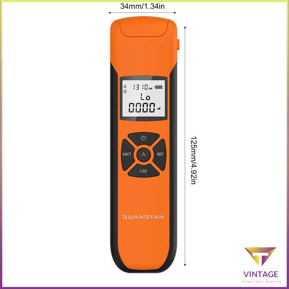 Máy đo công suất quang mini Fc/Sc/St sợi USB có đèn pin