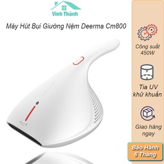 Máy Hút Bụi Giường Nệm Diệt Khuẩn Tia UV Xiaomi Deerma CM800. Máy Hút Bụi Mịn Công Suất Lớn 450W