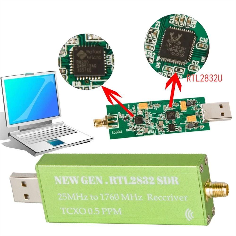 [COD] Máy Quét 25MHz Sang 1760MHz AM FM NFM DSB LSB SW USB2.0 RTL SDR 0.5 PPM TCXO RTL2382US Chất Lượng Cao