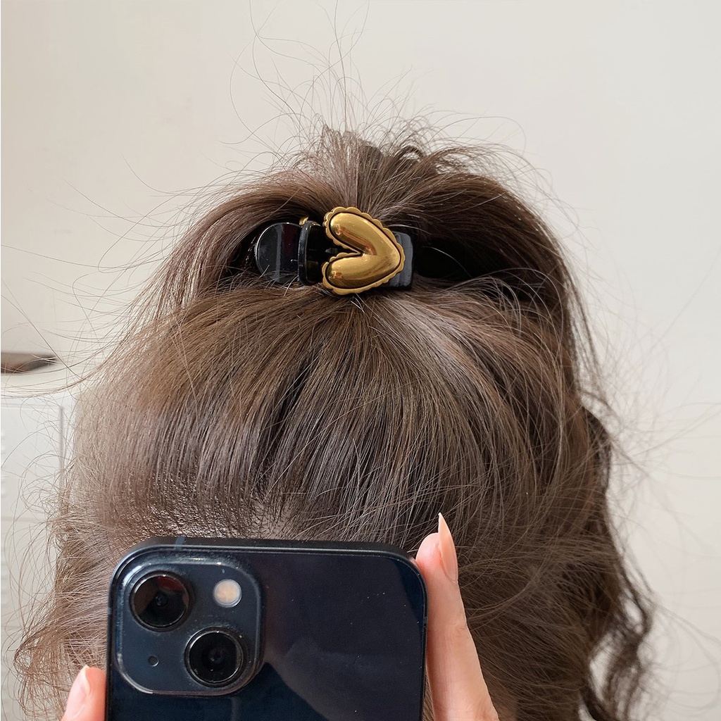 Kẹp Tóc Đuôi Ngựa Mini Hình Cá Mập Phong Cách Vintage