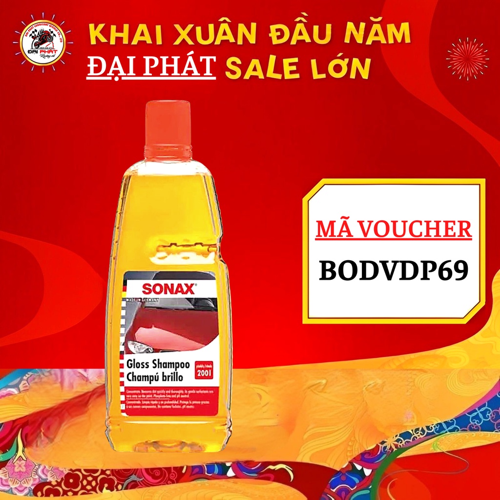 Nước rửa xe Sonax đậm đặc 1L