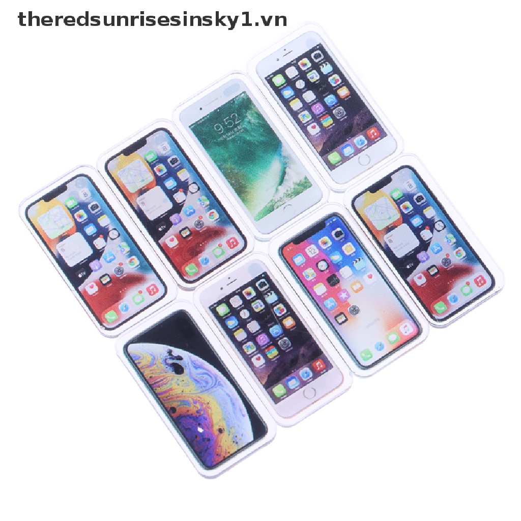 Đồ trang trí Điện Thoại Di Động Mini Tỉ Lệ 1: 12 Trang Trí Nhà Búp Bê