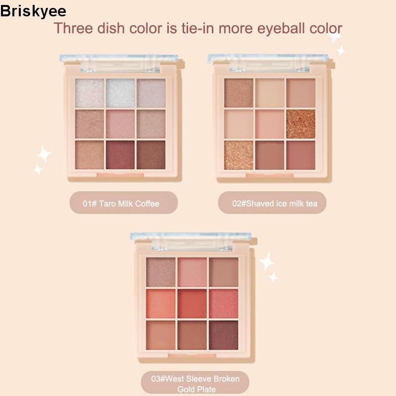 🎶2023 Bảng Phấn Mắt Màu Lì Và Màu Nhũ Kim Tuyến Trang Điểm Lâu Trôi