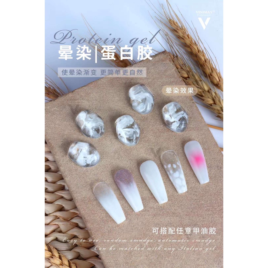 Sơn gel loang trắng Vinimay  - sơn gel móng - Sushi nail mi