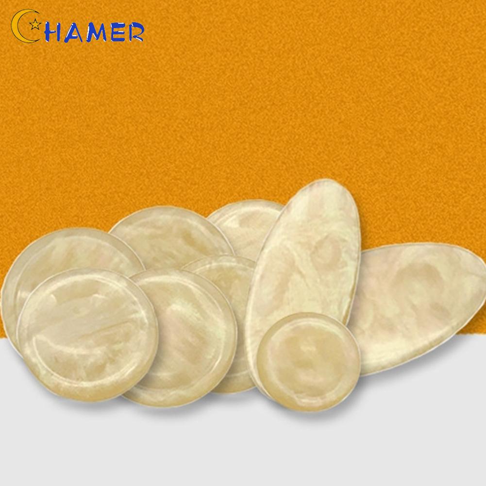 Bộ 9 Nút Bấm Màu Nâu Hình Oval Chuyên Dụng Cho Kèn Saxophone