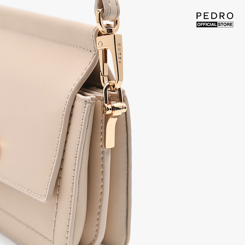 PEDRO - Túi đeo chéo nữ phom chữ nhật nắp gập Diagonal Dumpling PW2-76610055-35
