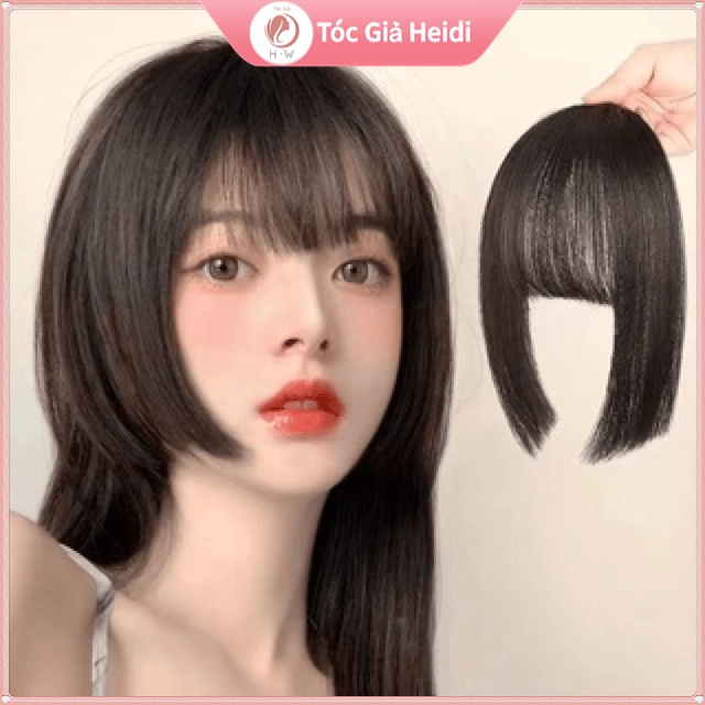 Tóc mái giả Miss Fancy 14cm thoáng khí thời trang phong cách công chúa xinh xắn cho nữ