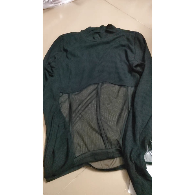 Áo Thun Nữ Dài Tay Cổ Cao Bó Sát Thời Trang Hàn