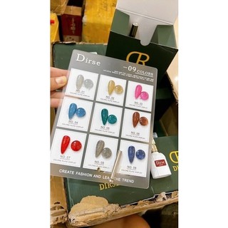 Sét sơn gel nhũ flat hàng có sẵn
