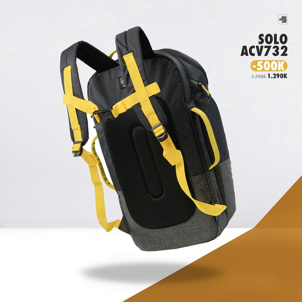 Balo Laptop/ Balo Du Lịch Thể Thao Có Ngăn Đựng Giày, Ngăn Chống Sốc Laptop 17.3” Solo Velocity Max 17.3” (ACV732)
