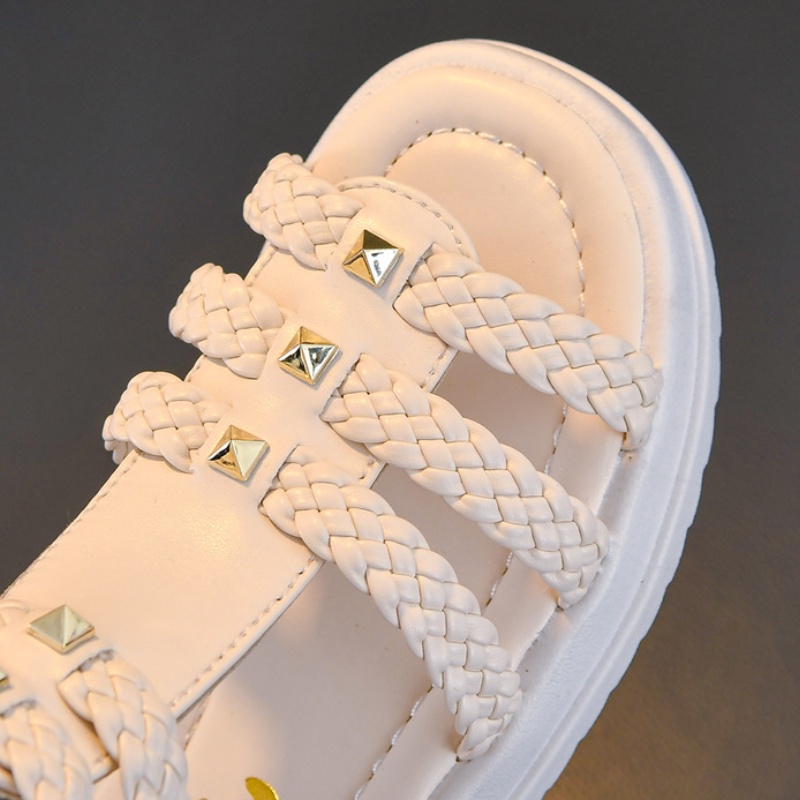 Sandal Hở Ngón Đế Bằng Phong Cách Công Chúa Thời Trang Đi Biển Mới 2023 Dành Cho Bé Gái