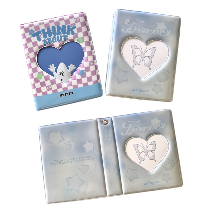 Hộp Đựng Thẻ Ảnh 80 Ngăn 3 Inch Thiết Kế Hình Thần Tượng Ngọt Ngào