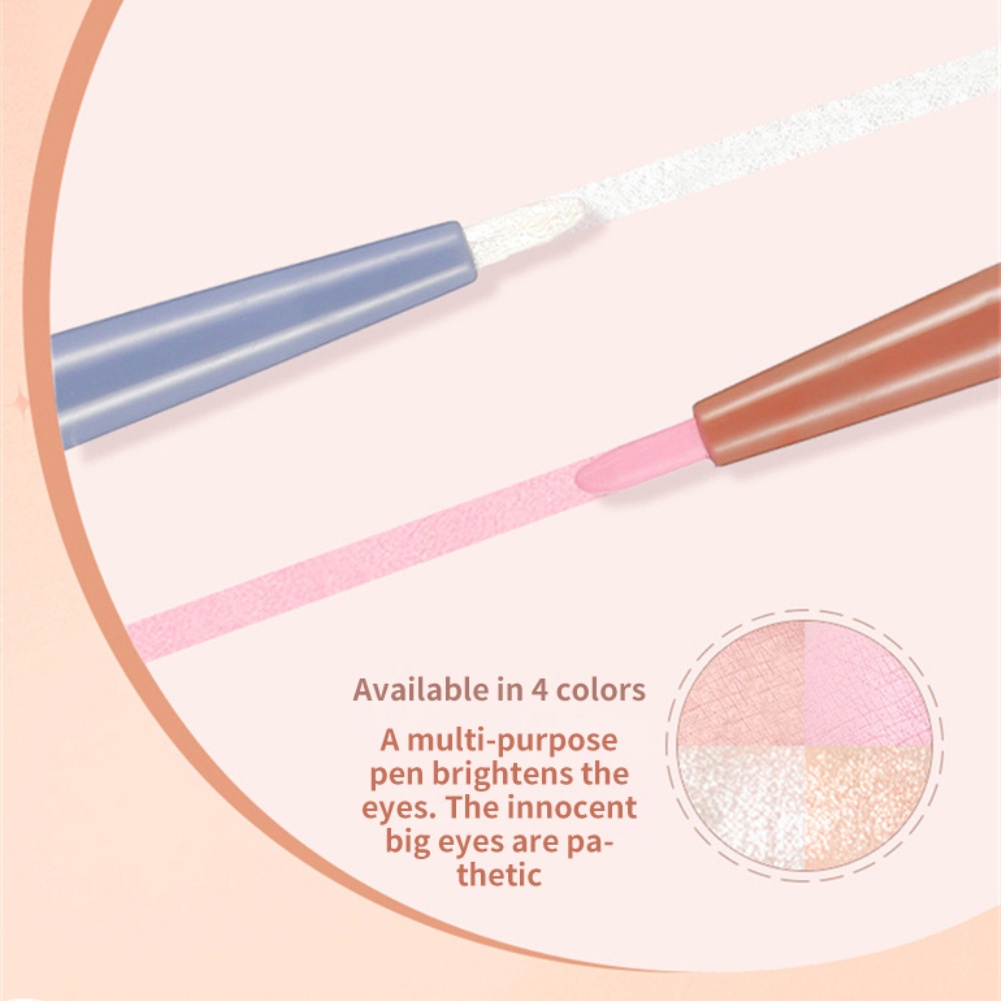 Có Hàng Xixi Bút Tằm Nằm Màu Ngọc Trai Bút Có Độ Bóng Cao Bút Kẻ Mắt Sáng Màu Hồng Nude Màu Bạc Sáng Thanh Toán Khi Nhận Hàng