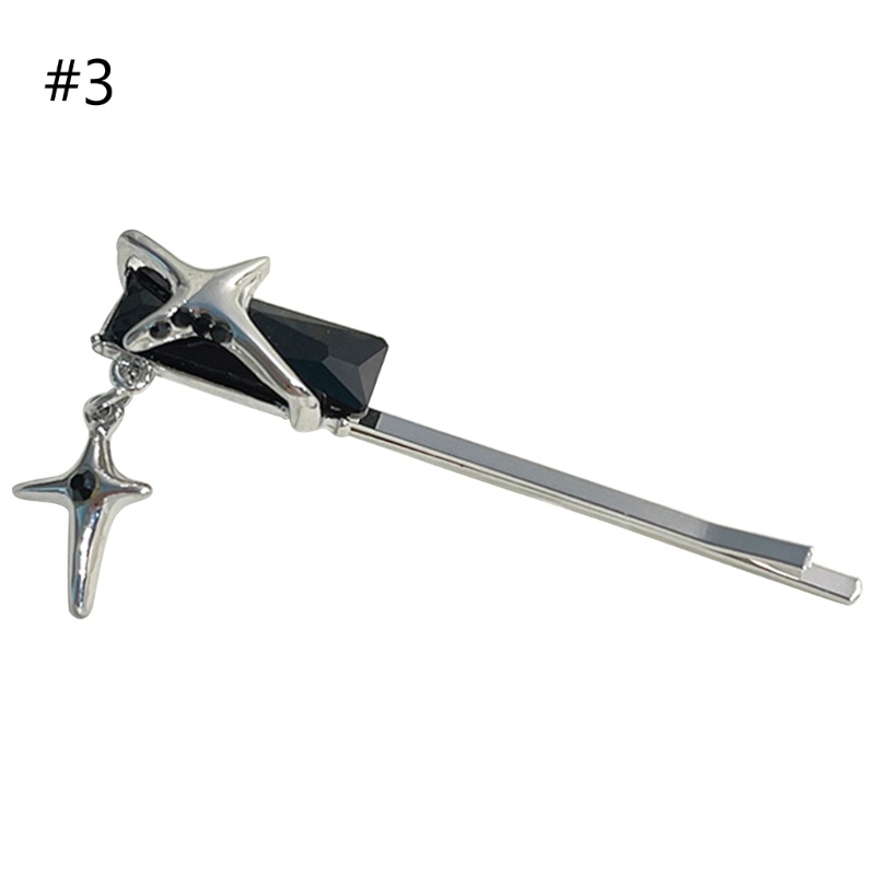 Kẹp Tóc Hình Ngôi Sao Năm Cánh Đính Đá Dễ Thương Cho Nữ