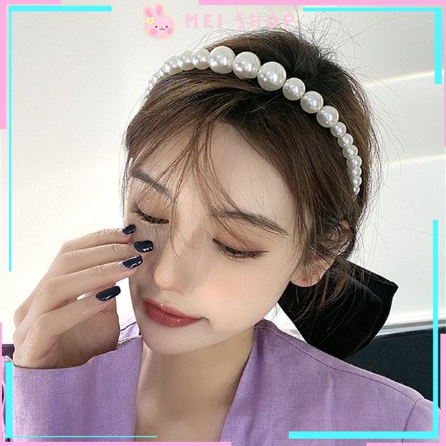 Cài Tóc Đính Ngọc Trai Nhân Tạo Kiểu Dáng Hàn Quốc Sang Chảnh