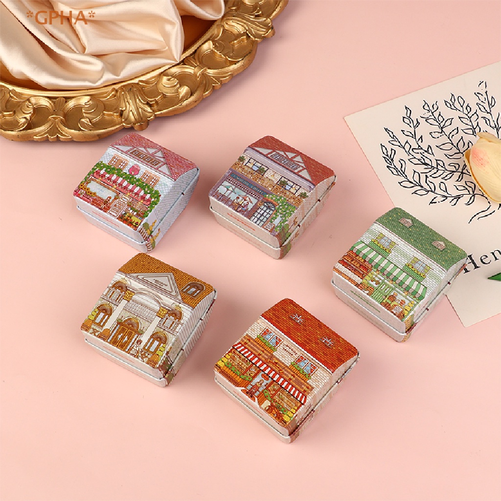 Gpha > Hộp Thiếc Đựng Đồ Mini Vintage Màu Sắc Ngẫu Nhiên Mới