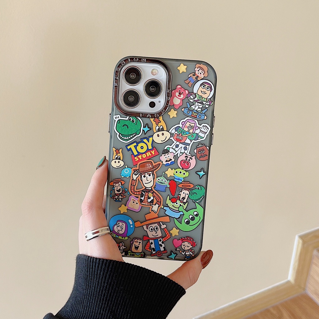 Ốp Điện Thoại Silicon TPU Mềm Trong Suốt Họa Tiết Hoạt Hình Toy Story Cho iPhone 14 13 12 11Pro Max 14 Plus