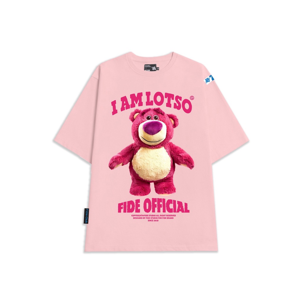 Áo Thun I AM LOTSO Form Rộng Unisex 100% Cotton , Áo Phông Nam Nữ Hoạ Tiết Chú Gấu nam nữ