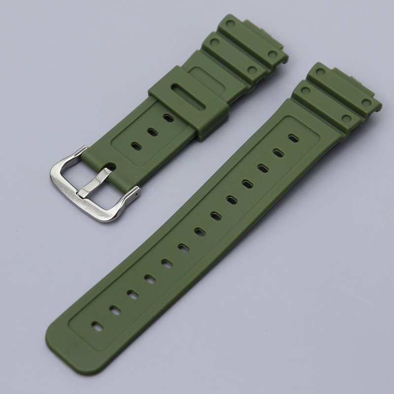 Dây Đeo Cao Su Chống Nước 16mm Cho Đồng Hồ Cassio g-shock GWM5610 DW-5600 dw6900