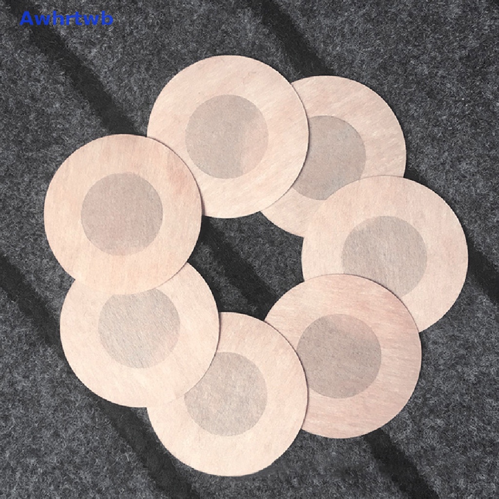 Set 50 Miếng Dán Ngực Tự Dính Hình Cánh Hoa Màu Đen Dùng Một Lần Cho Nữ Mới