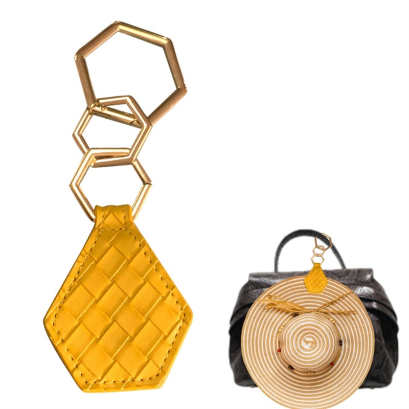 Dây Kẹp Mũ Da PU Có Nam Châm Nhiều Màu