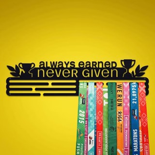 Always Earned Never Given – Giá treo huy chương thể thao