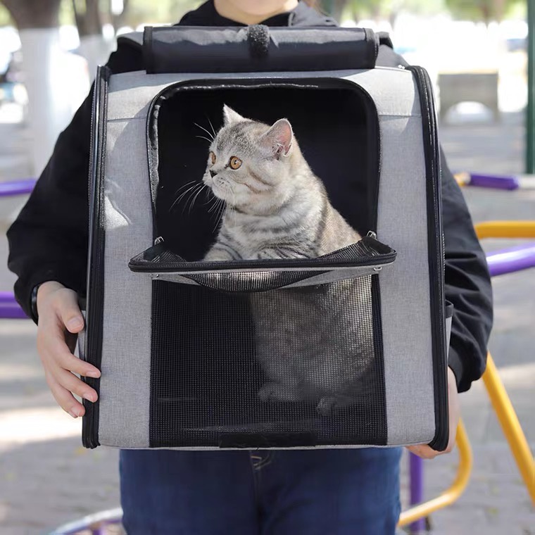 Elsabell. Balo Vận Chuyển Chó Mèo Hello Cat - Balo Vận Chuyển Chó Mèo Size Lớn