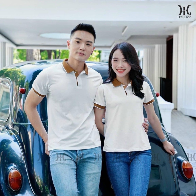 ÁO POLI NAM NỮ PHỐI CỔ VẢI THOÁNG MÁT