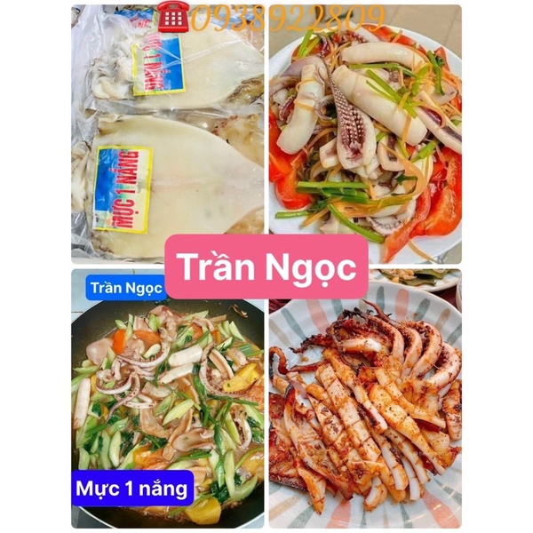Mực 1 nắng 1 túi khoảng 8-900gr (giao hoả tốc HCM)
