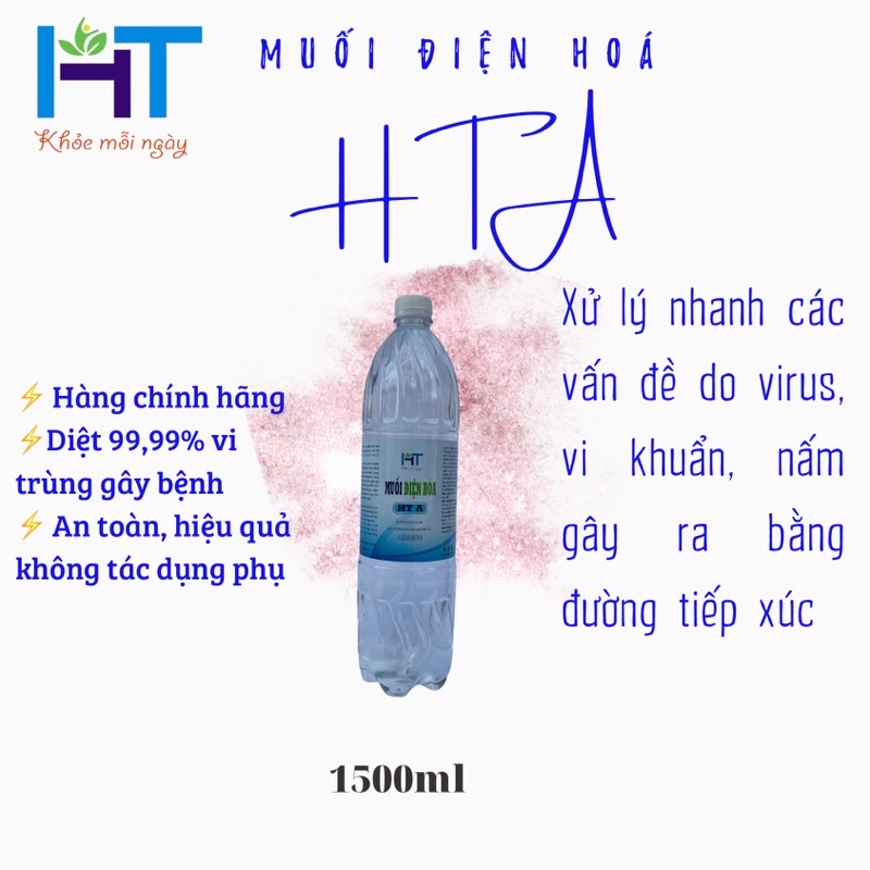 Muối điện hoá( Anolyte - HTA)
