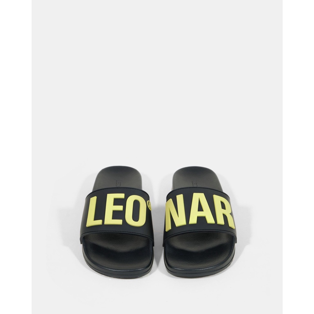 Dép LeoNaR , Dép quai ngang thời trang phong cách đế cao su đi êm chân full box