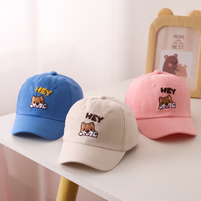 Mũ Lưỡi Trai Thêu Họa Tiết Hoạt Hình Dễ Thương Cho Bé