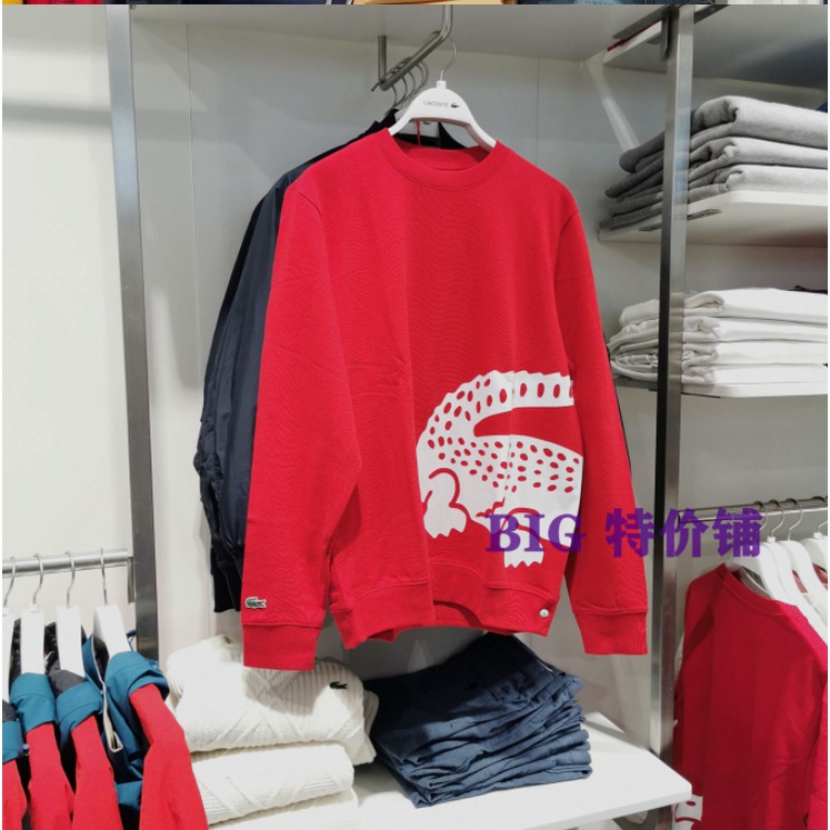 Áo Sweater Tay Dài In Logo Lacos Thời Trang Cho Nam Và Nữ