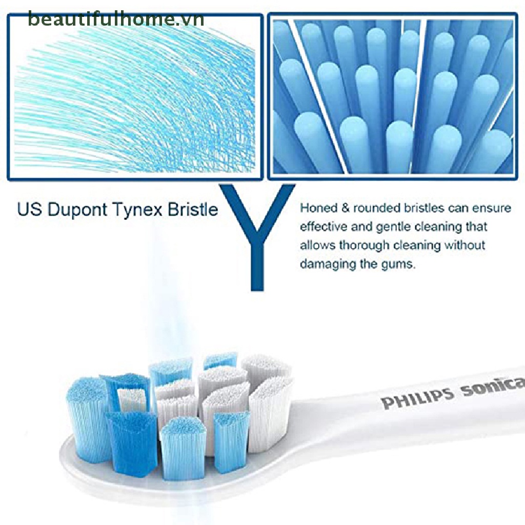 Set 4 Đầu Bàn Chải Đánh Răng Thay Thế Làm Sạch Sâu Có Thể Thay Thế Tích Hợp Bàn Chải Đánh Răng Philips