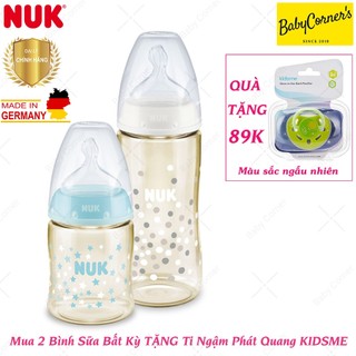 BÌNH SỮA NUK PREMIUM CHOICE+ 150ML NHỰA PPSU CHO BÉ