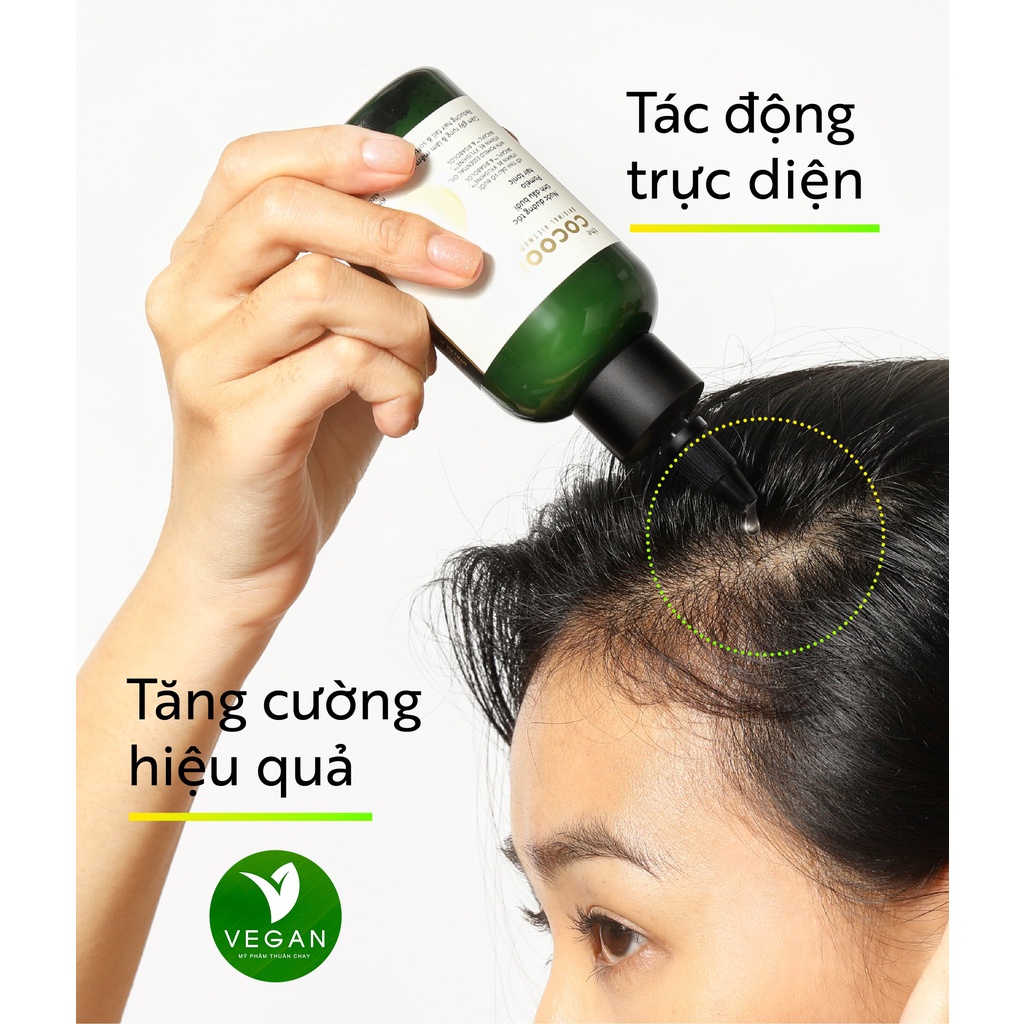 Nước dưỡng tóc tinh dầu bưởi ( pomelo hair tonic ) Cocoon 140ml thuần chay