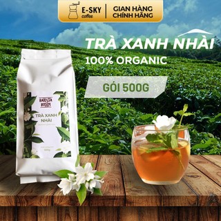 Trà xanh hoa lài jamine tea nguyên liệu pha trà sữa, trà lài 500g