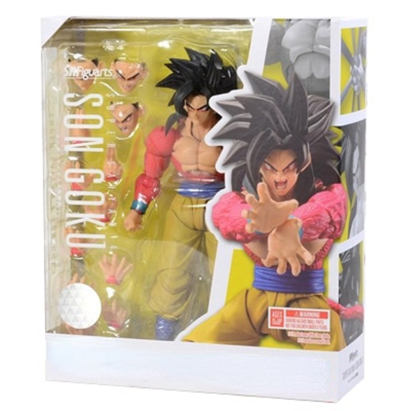 Mô Hình Đồ Chơi Nhân Vật Vegeta Son Gokuu Super Saiyan 4 Trong Phim Bảy Viên Ngọc Rồng GT S.H.Figuarts