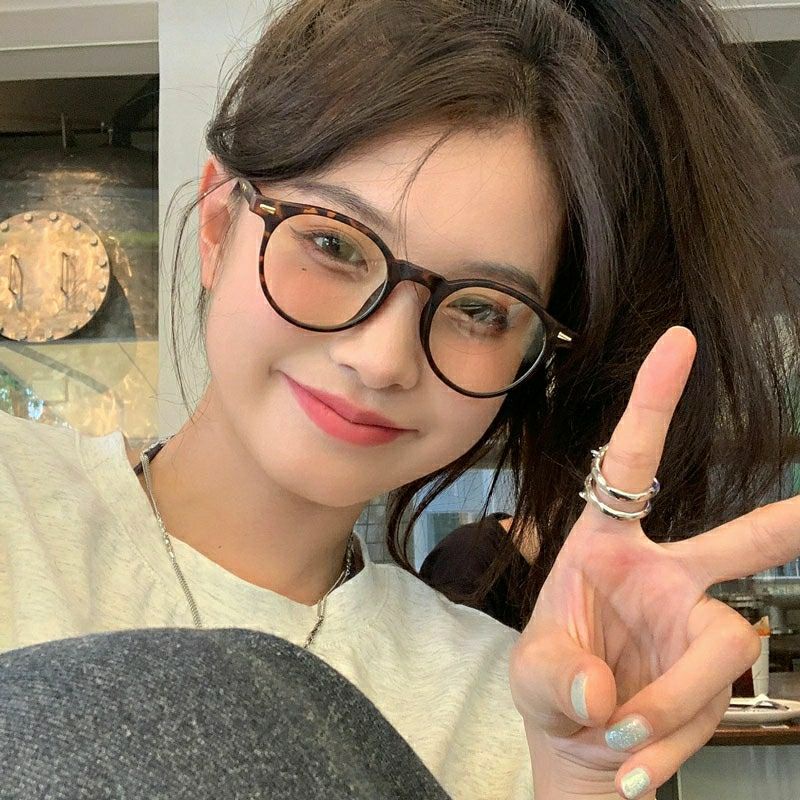 Mắt Kính Gọng Tròn Nhỏ Phong Cách Boston Thời Trang Cho Nam Và Nữ