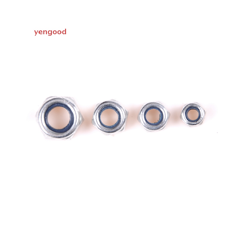 Set 50 Đai Ốc Khóa Tự Khóa DIN985 M3 M4 M5 M6 Chuyên Dụng