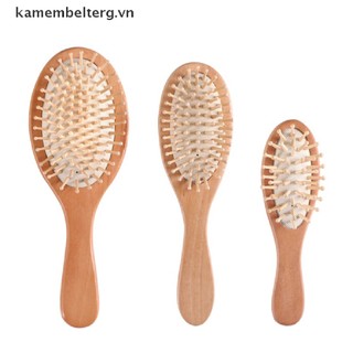 Lược gỗ chải tóc massage da đầu tiện dụng