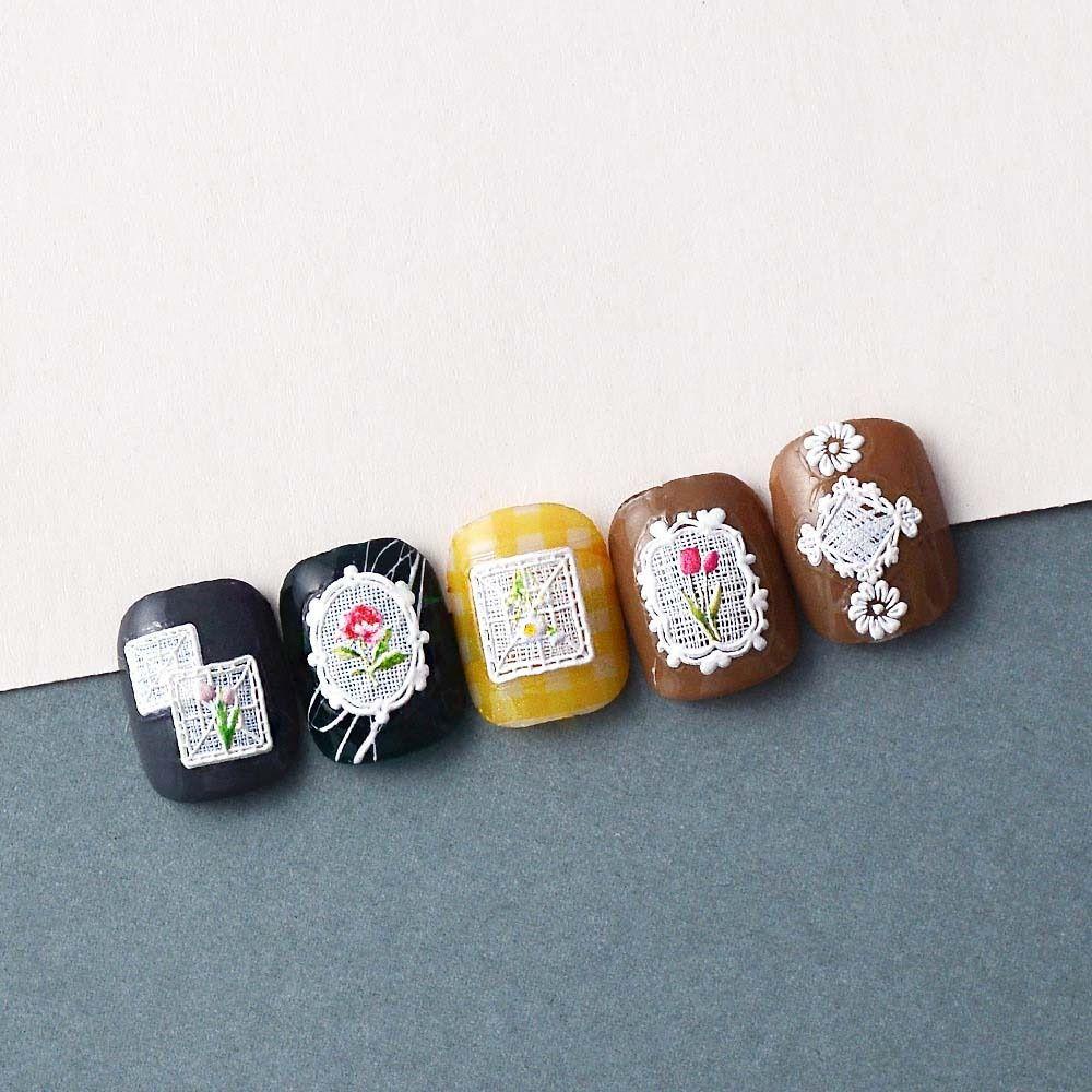 OCEANMAP Miếng Dán Trang Trí Móng Tay Hình Công Chúa Múa Ba Lê Xinh Xắn