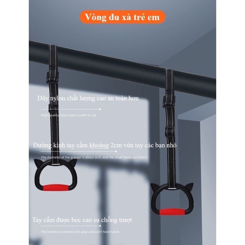 Bộ vòng treo, đu xà FED chịu tải 160kg