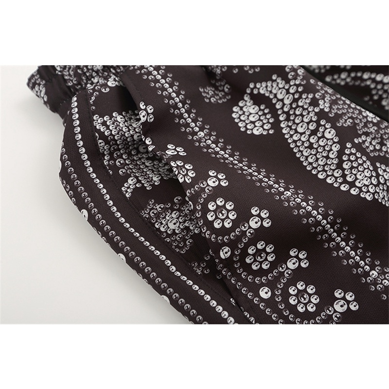 Quần Short Lưng Thun In Hoa Plus Size Thời Trang Unisex