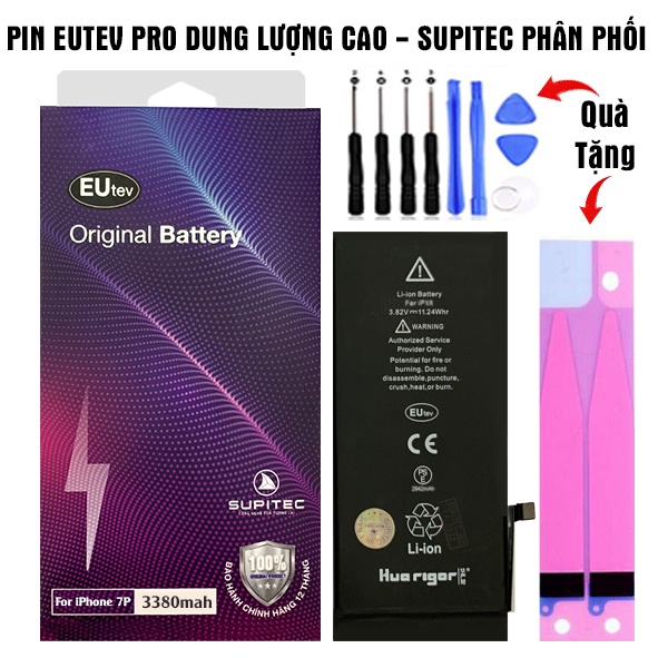 PIN EUTEV PRO DUNG LƯỢNG CAO - CHÍNH HÃNG SUPITEC PHÂN PHỐI