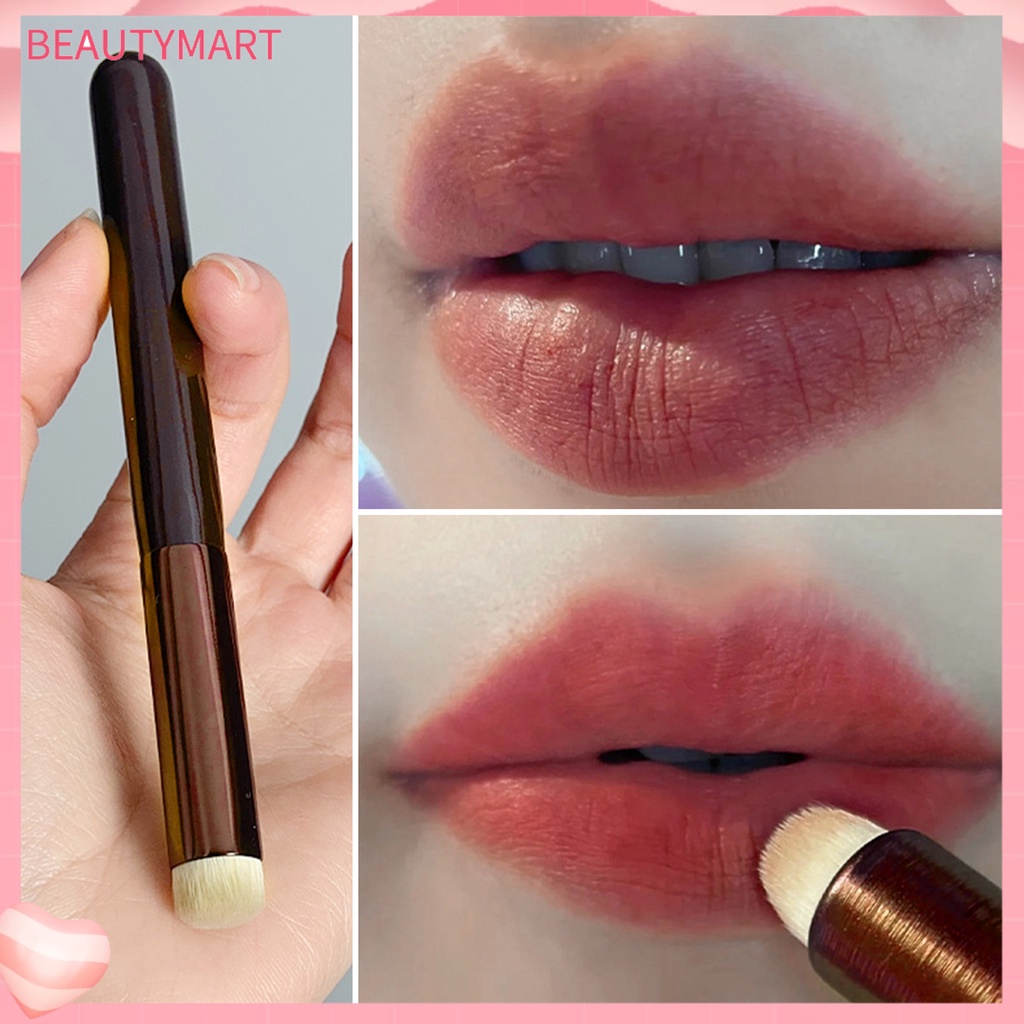 Cọ Tô Son Môi Đầu Tròn Không Nhòe Dễ Vệ Sinh Cho Nữ