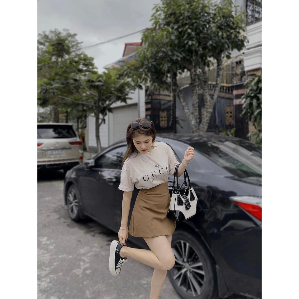 ✨BÁN SỈ✨Set GU XÌ chân váy có lót quần 2 màu